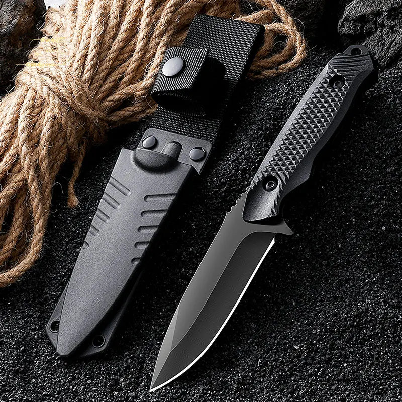 1PC 8 inch, multi-purpose knife, non-slip handle, outdoor kitchen, family camping, barbecue, hiking and other activities knife