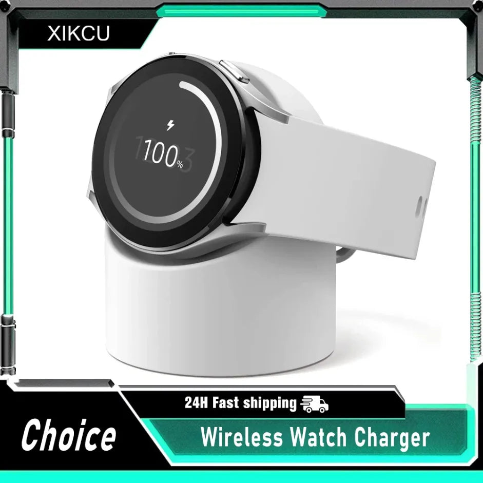 Compatible with Samsung Galaxy Watch 9 8 7 6 5 Charger Stand Holder Galaxy Watch 5 6 7 8 9 Pro Charger Silicone Stand