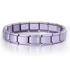 2025 New Men and Women Starry Colors 18 Pieces Italian Charm Fit 9mm Stainless Steel Modular Bracelet Wholesale Jewelry