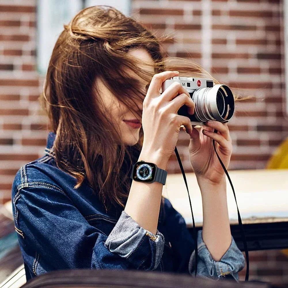 Ocean Band for Apple Watch Straps 45mm 46mm 44mm Ultra 2 49mm 41mm 42mm 40mm wrist bracelet correa iWatch series 7 6 3 se 8 9 10