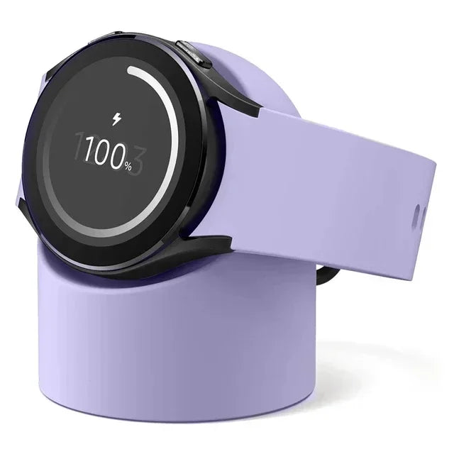 Compatible with Samsung Galaxy Watch 9 8 7 6 5 Charger Stand Holder Galaxy Watch 5 6 7 8 9 Pro Charger Silicone Stand