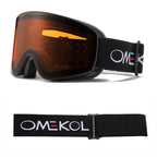 OMEKOL BRAND NEW Double Layers Anti-Fog Ski Goggles Snowmobile Eyewear Outdoor Sport Snow Snowboard Glasses