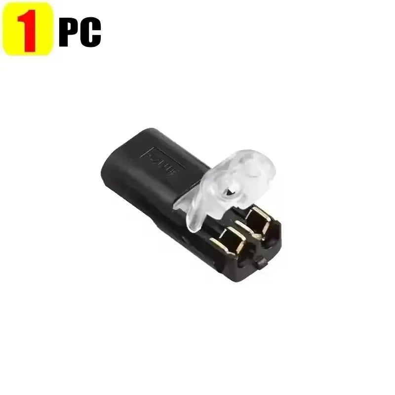 2 Pin Way Plug Wire Cable Snap Connectors Waterproof Electric Wire Double-Wire Plug-In Connector Locking Buckles Cable Clamps