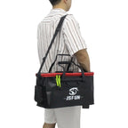 JSFUN Fishing Bucket Folding Thickening Living Fish Bucket Without Oxygen Pump Portable EVA Water Tank Outdoor Fishing Live Fish