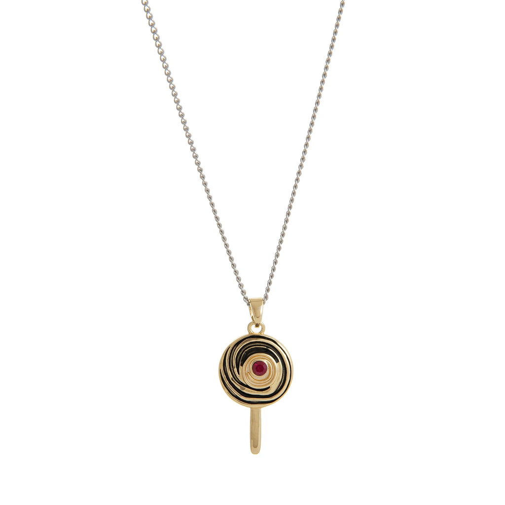 18K gold-plated ladies' cute food, fun Y2K dessert pendant necklace suitable for girls and teenagers