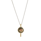 18K gold-plated ladies' cute food, fun Y2K dessert pendant necklace suitable for girls and teenagers