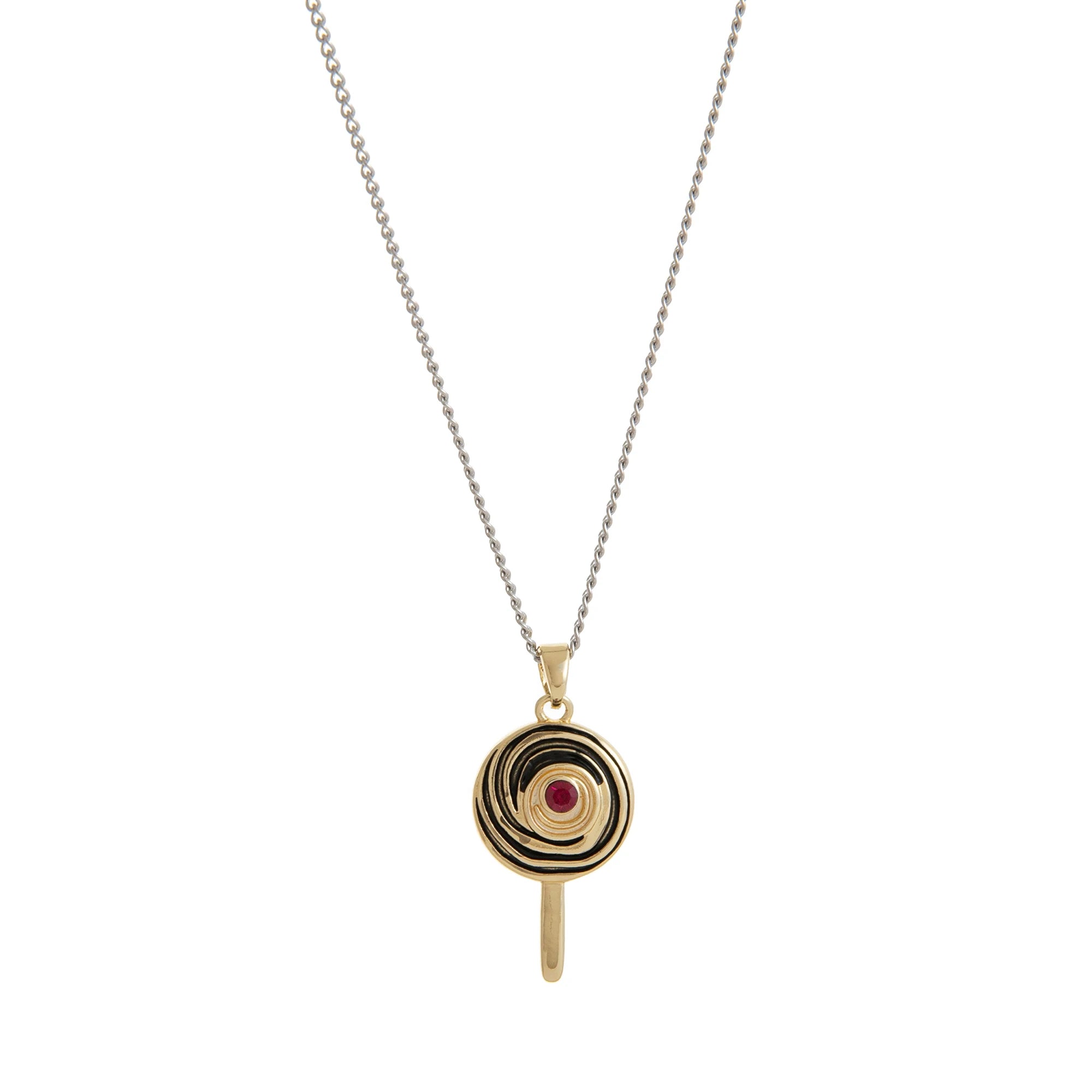 18K gold-plated ladies' cute food, fun Y2K dessert pendant necklace suitable for girls and teenagers