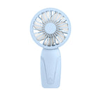 Portable Handheld Small Fan ABS Lightweight Cute Appearance USB Rechargeable Mini Fan For On Go Cooling Portable Mini Pocket Fan