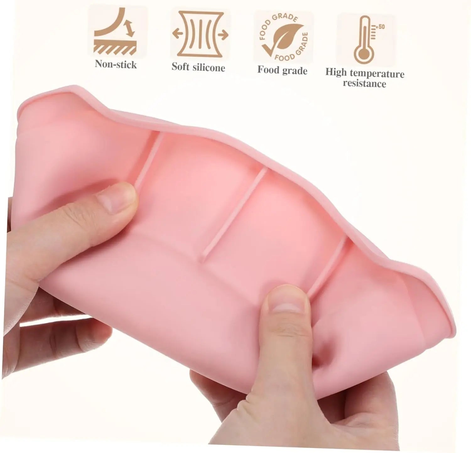 1pcs Rectangular Mini Toast Silicone Mold Cake Pan Cheese Cake Mold Bake Mold Bread Baking Tray