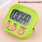 Kitchen Timer Magnetic LCD Digital Countdown Timer Cooking Timer Alarm Clock Home Kitchen Accessories