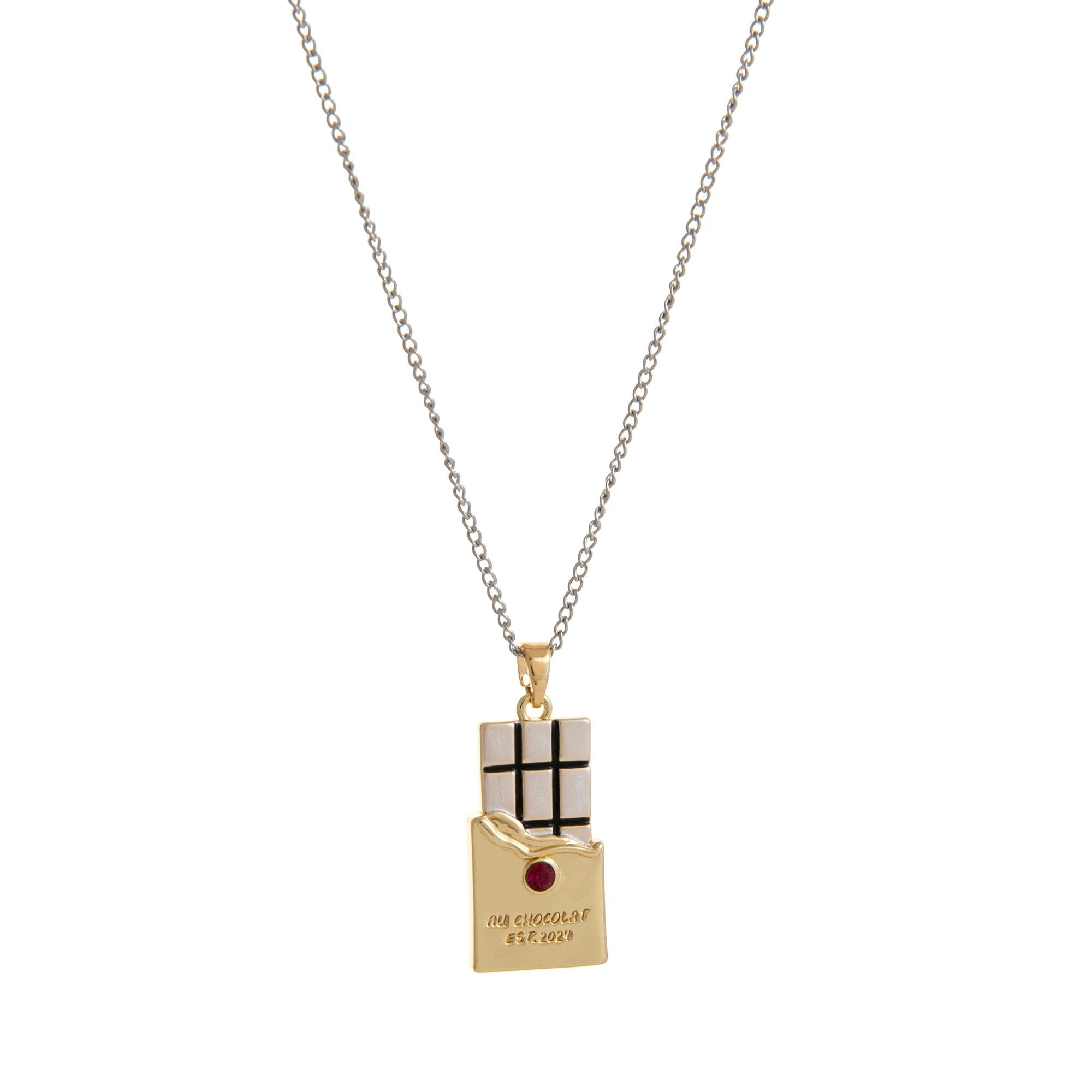 18K gold-plated ladies' cute food, fun Y2K dessert pendant necklace suitable for girls and teenagers