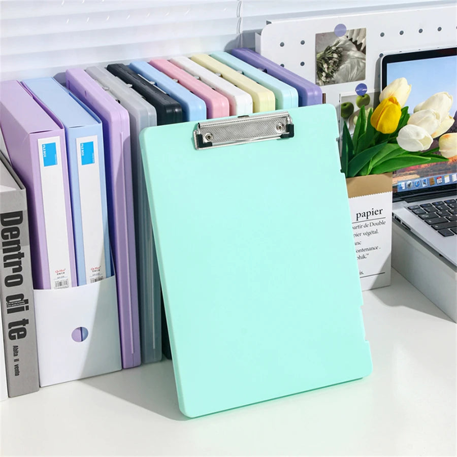 A4 Multi-functional File Folder Desktop Test Paper Organizer Office Document Board Folder Storage Box Writing Board, Office