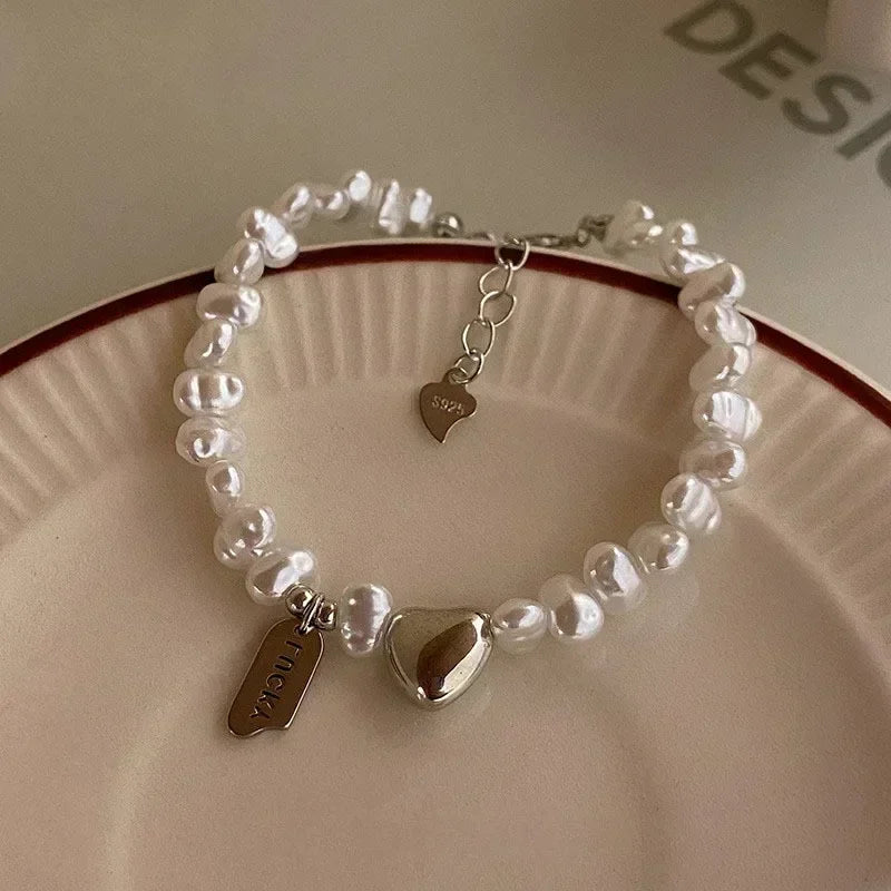 Niche Design Star Chain Tassel Bracelet for Women Fantasy Blue Crystal Beads Elastic Rope Bracelet Best Friend Jewelry Gifts