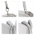Portable Double Layer Travel Portable Digital Product Storage Bag USB Data Cable Manager Earphones Mobile Power Storage Bag 1pcs