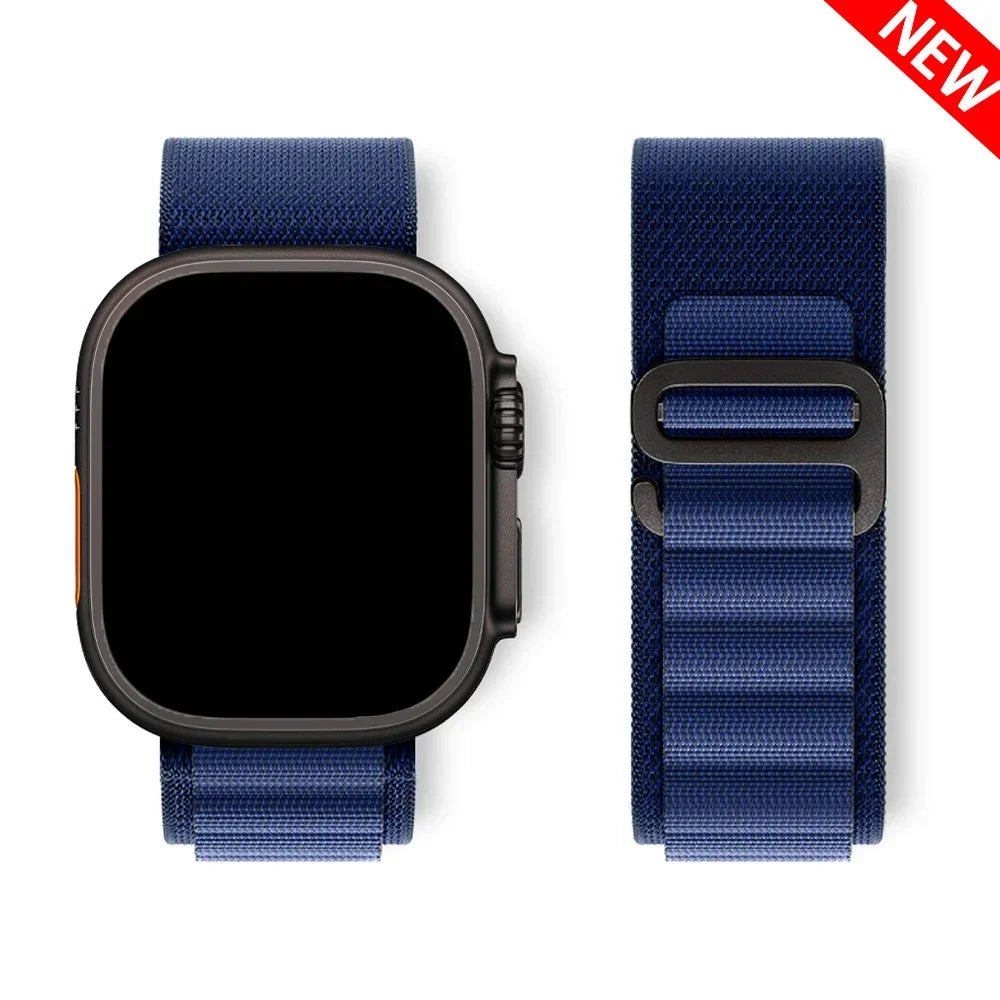 Alpine Loop for apple watch band ultra 2 49mm Series 10 46mm 42mm 40-44mm 45mm 41mm G-hook sport strap iwatch 10 9 8 7 6 SE 5 4