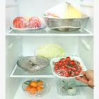 50/100/200PCS Colorful Disposable Food Cover Food Grade Fruit Fresh-keeping Plastic Bag Transparent Plastic Bag Color Cling Film