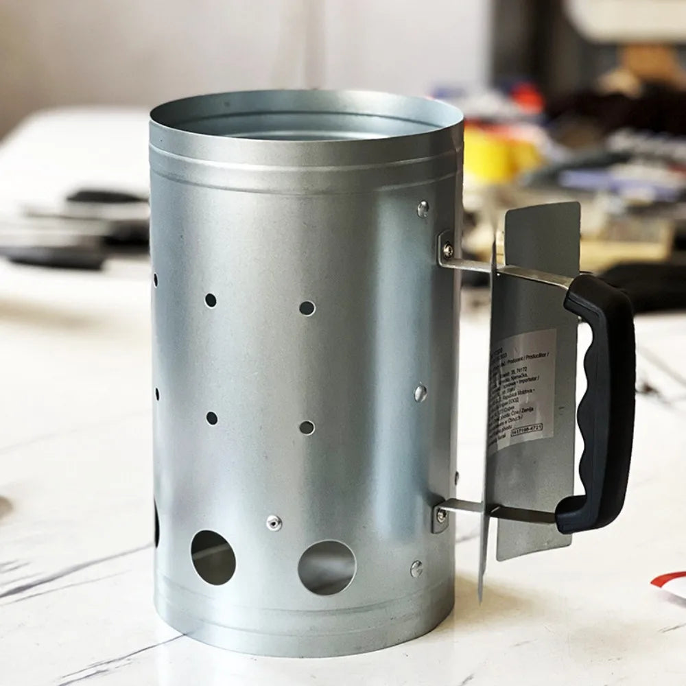 Charcoal Coal Lighter Starter Bucket Ignition Charcoal Stove Barbecue Quick Starter Chimney BBQ Carbon Barrels Grill Bruner