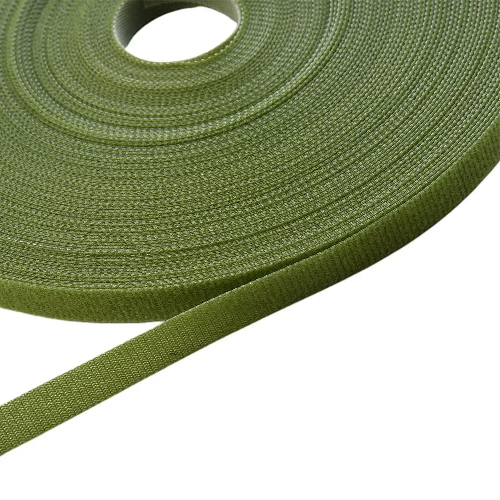 Nylon Ties Tape 25M Garden Plant Bandage For Plant Shape Support Hook Loop-Velcro Tie Resealable Cable Tie Gardening Accessories