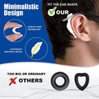 20pcs Anti-slip Silicone Ear Grip Glasses Eyeglasses Leg Ear Hook Stopper Bracket Fastener Accessories Temple Tip Eyewear Holder