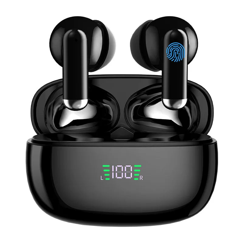 Wireless Bluetooth smart translation headphones, AI voice translator, dual-ear translation, multi-language translation