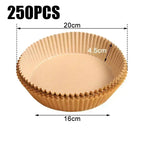 50/100pcs Square Silicone Oil Paper Mini Air Fryer Liner Suitable For Most Air Fryers Non Stick Air Fryer