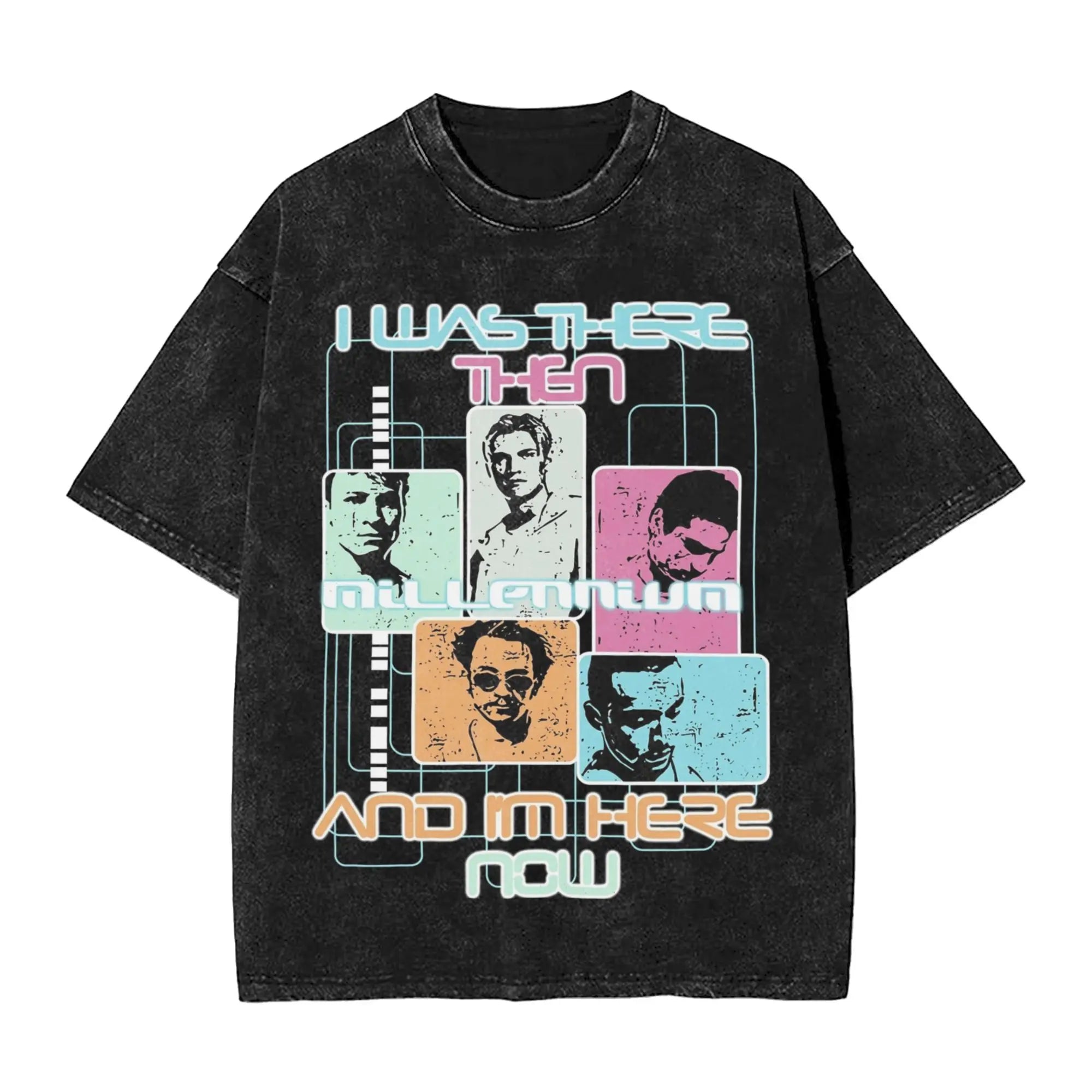 Vintage Backstreet Boys Into The Millennium Tour 2025 Merch T-Shirts for Men Women  Washed Cotton Tee Shirt Clothes