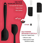 6 Pcs/Set Silicone Spatula Set Food Grade Non Stick Heat Resistant Spatulas Turner for Cooking Baking Mixing Baking Tools