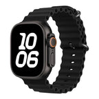 Ocean Strap for Apple Watch Ultra 2 Band 49mm 44mm 40mm 45mm 41mm 42mm 46mm 38mm Silicone Bracelet iWatch Series 10 9 SE 8 7 6 5