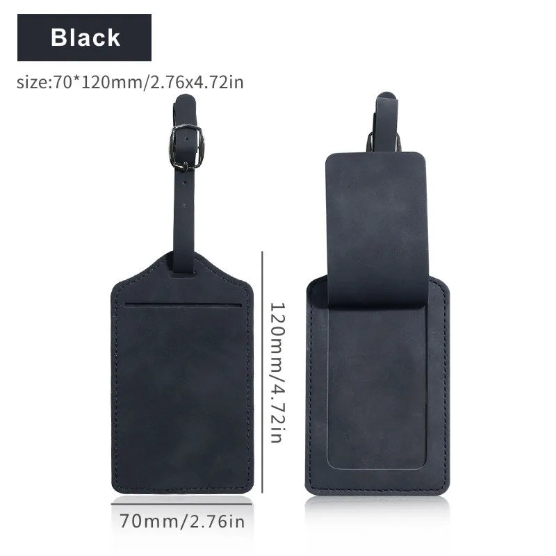 Anti-theft RFID Protection PU Leather Passport Holder Multifunctional Document Travel Wallet with Luggage Tag and Boarding Pass