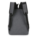 15 inches Versatile Backpack Trendy Washable Oxford Cloth Computer Bag Black Grey Blue Red School Student Backpack Unisex