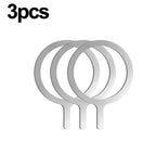 Universal Magnet Sticker Magnetic Adapter Ring Suitable for Magsafe IPhone 16 15 Wireless Charging Phone Round Metal Plate Ring