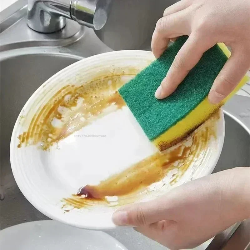 Dish Washing Sponge Dust Cleaning Sponge Scrubber for Kitchen Magic Cleaning Majoc Eraser Sponge Kitchen Scourer Supplies