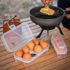 Outdoor Shockproof Egg Box Storage Box, Portable Camping Shatterproof Egg Tray, Home Plastic Protection Box, Travel Shatterproof