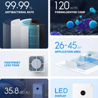 XIAOMI MIJIA Smart Air Purifier 4 Lite Deodorization Remove Formaldehyde Bacteria Odor PM2.5 APP Remote Control Low Noise Design