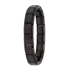 Hapiship New Women's Jewelry 9mm Width Itanlian Elastic Charm Bracelet Fashion Stainless Steel Bangle ST-
