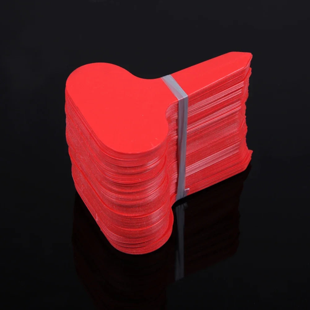 100Pcs Nursery Plant Tag T-type Plastic Plant Label Garden Nursery Pots Planters Flower Thick Plant Tag Label Marker PVC