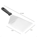 With Blade Grill Spatula Square/rectangle Head Griddle Spatula Pancake Scraper Anti-scald Handle Steak Spatula Burger
