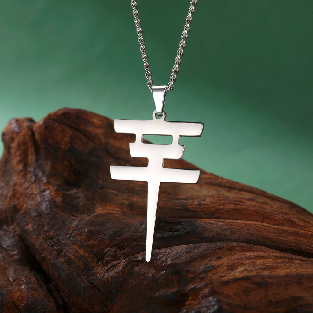 Tokio Hotel Merch Necklace Stainless Steel Band Symbol Pendant Alternative Rock Fan Collar Accessory