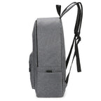 15 inches Versatile Backpack Trendy Washable Oxford Cloth Computer Bag Black Grey Blue Red School Student Backpack Unisex