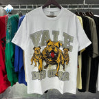 Men Women Hip Hop VALE Dog Of War Bing Short Sleeve T-Shirt Best Quality Cotton Flash Diamond Valley T Shirt Oversized Tee