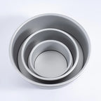 4/6/7/8 Inch Round Cake Pan Set With Removable Bottom Aluminum Alloy Chiffon Cake Mold Mould Set Round Cakes Tin Bakeware Tool