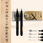 4 pcs Size black Chinese style Calligraphy Brush tip Pen  for Student easy writing Markers Art Office School Supplies Stationery