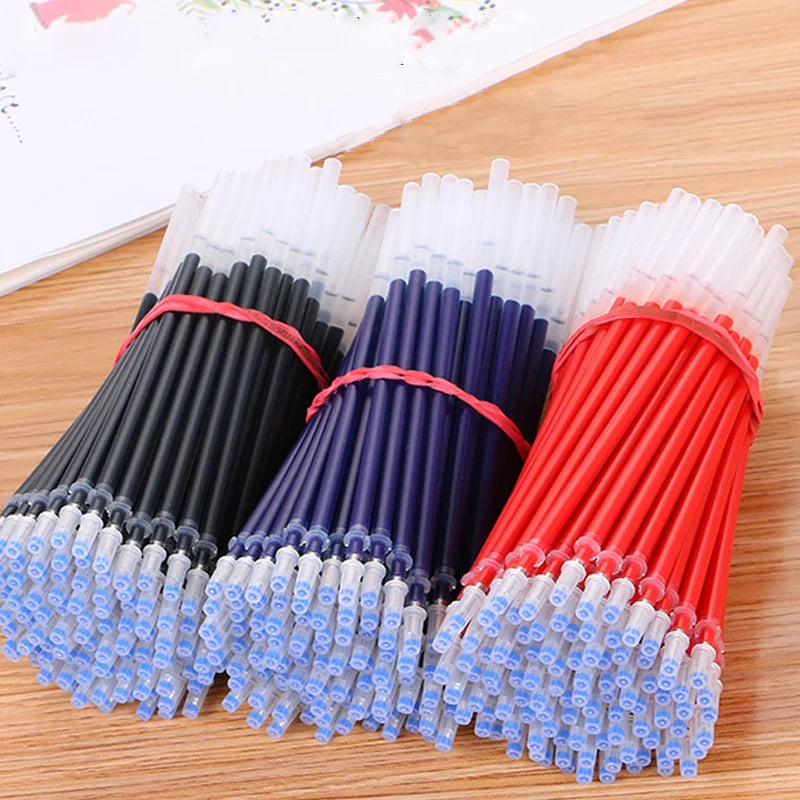 Clearance_Gel Pen Set Black Blue Ballpoint 0.5 mm Refills Cute School & office writing pens supplies Kawaii Korean Stationery_Co