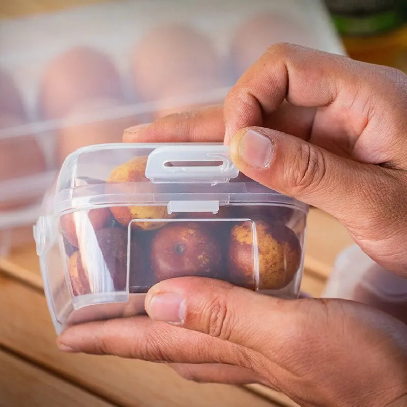 Outdoor Shockproof Egg Box Storage Box, Portable Camping Shatterproof Egg Tray, Home Plastic Protection Box, Travel Shatterproof