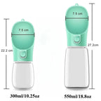 Portable Dog Water Bottle For Small Large Dogs Cat Outdoor Leakproof Walking Drinking Bowls Chihuahua French Bulldog Supplies