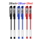 Clearance_Gel Pen Set Black Blue Ballpoint 0.5 mm Refills Cute School & office writing pens supplies Kawaii Korean Stationery_Co