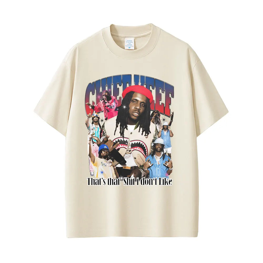 Rapper Chief Keef That's That Shit I Don't Like Graphic T-shirts Men Women Hip Hop Vintage T Shirts Male Casual Cotton Tee Shirt