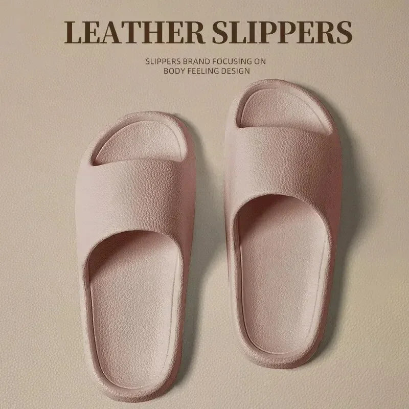 EVA Men Sandals Flip Flops Man Slippers Solid Color Simple Non-slip Soft Sole Comfortable Shower Slippers Outdoorf Couple Shoes