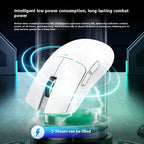Attack Shark X11 mouse lightweight PAW3311 E-sports game the third mock examination wireless Bluetooth mouse charging RGB bottom
