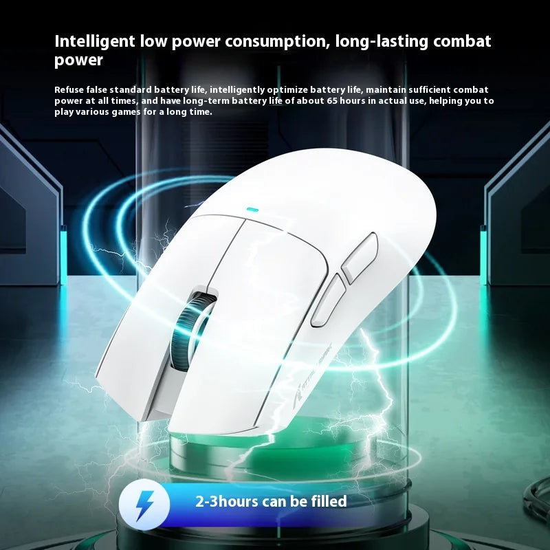 Attack Shark X11 mouse lightweight PAW3311 E-sports game the third mock examination wireless Bluetooth mouse charging RGB bottom